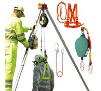 Sistema de espacio confinado: cabrestante de 544.3/816.5/2500 libras con protección contra caídas de 10 m para un trabajo seguro a gran altitud en pozos, pozos de registro y alcantarillado (tamaño de