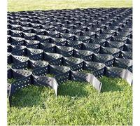 Sistema de estabilización de suelo de 5 cm de grosor, rejilla de grava expandible y plegable para calzadas, patios, caminos, pistas de estacionamiento y jardines, y versátil