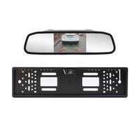 Sistema de estacionamiento inalámbrico PNI Escort P25 con Pantalla LCD de 4,3 Pulgadas integrada en el Espejo retrovisor y cámara integrada en el Soporte de la matrícula.