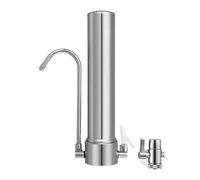 Sistema de filtrado agua encimera con grifo acero inoxidable for descalcificación la cocina Reemplazo filtro varilla carbón cerámico(Ceramic filter set)