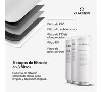 Sistema de filtrado de agua PureFina 400 Ósmosis inversa 400 GPD 1500 L/d Klarstein