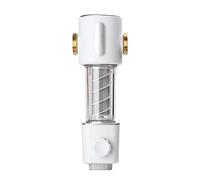 Sistema de filtro de agua, Filtro de sedimentos óxido tubería agua del grifo doméstico, purificador flujo grande for toda la casa frente cobre lavado a contracorriente giratorio