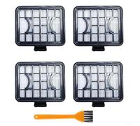 Sistema de filtro de repuesto para aspiradora Bosch GAS 18 V, incluye 4 filtros y 1 cepillo de limpieza para mantenimiento diario