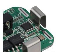 Sistema de gestión de batería de iones de litio 4s 16v placa de protección con ecualizador para herramientas eléctricas más equipo de jardín sobrecarga sobredescarga cortocircuito (doble MOS)