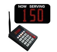 Sistema de Gestión de Colas, Sistema de Llamadas Restaurante, Espere Su Turno Pantalla, Para el Número de Cola de Llamada Remota, Con 1 Mando a Distancia Teclado y 1 Pantalla Digital Táctil