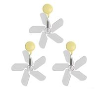 Sistema de gestión de flujo de aire acondicionado 3pcs montado en la pared con ventosas (amarillo)