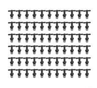 Sistema de goteo de pulverización ajustable para riego directo de raíces con mínima pérdida de evaporación, 20 o 50 piezas para gestión sostenible del jardín (50 piezas)