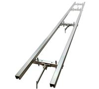 Sistema de guía de fresado de 9 pies, 3 kits de travesaños para trabajar con molino de motosierra