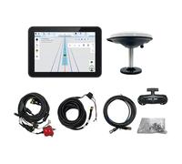 Sistema de guía de Tractor con Software Precision AG, Tableta Android10, 10.2 cm de Alta precisión por PPP, 2.5 cm por CORS, guía de línea A-B Compatible con Cualquier Tractor Cat. John-Deere...JY100