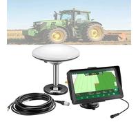 Sistema de Guía GPS Agrícola 7/9 Pulgadas Navegador GNSS de Alta Precisión para Tractor Antena Reforzada Antiinterferencias Siembra Fertilización Pulverización Deshierbado(7 Inch)