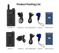 Sistema de guía turístico inalámbrico 2.4G Transmisor y receptor de audio portátil