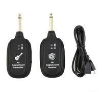 Sistema de guitarra inalámbrico UHF digital para guitarristas, rango de 30 metros, retardo de 4 ms, audio completo, fuente de alimentación recargable por USB