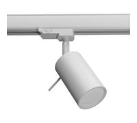 Sistema de iluminación con 7 focos y 2 lámparas colgantes carril trifásico negro o blanco 3000K Blanco
