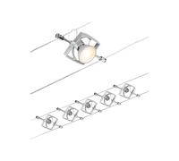 Sistema de iluminación sobre cable Paulmann Wire Mac II, 5 luces, 5 m, cromado