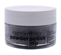 Sistema de inmersi n de esmalte de u as en polvo profesional - Negro con purpurina roja de Cuccio Colour para mujer - 0.5 oz de polvo para u as