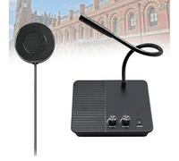 Sistema de intercomunicación con altavoz de ventana de un solo altavoz, micrófono de intercomunicación antiinterferencias empresarial e intercomunicador de ventana con altavoz, para comercio, banco, o