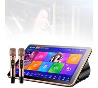 Sistema de karaoke con actualizaciones de canciones en la nube, control de aplicaciones, disco duro integrado, soporte 4K, micrófonos de reverberación DSP