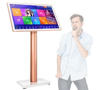 Sistema de karaoke profesional, equipo de karaoke de pantalla táctil capacitiva 4K de alta definición de 22 pulgadas, 27 idiomas, disco duro de 2 TB, reproductor de karaoke KTV para bar, hogar, fiesta