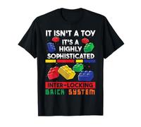 Sistema de Ladrillos de Bloqueo Interno Altamente Sofisticado para niños Divertidos Camiseta