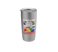 Sistema de ladrillos de bloqueo interno altamente sofisticado para niños divertidos Vaso térmico de acero inoxidable de doble pared