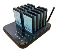 Sistema De Llamada Para Restaurantes: Conjunto De Buscapersonas Inalámbricos Con 20 Dispositivos Tipo Posavasos, 3 Modos De Alerta (Pitido/Vibración/Destello), Ideal Para Cafeterías, Bares, Casas De