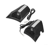 Sistema de luz delantera para scooter eléctrico Kukirin G3 con unidades LED de doble función para iluminación e indicación de giro (izquierda + derecha negra)