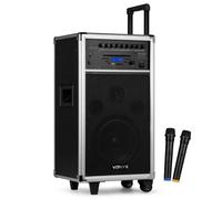 Sistema de megafonía Vonyx ST100 250W Bluetooth CD USB SD Micrófonos