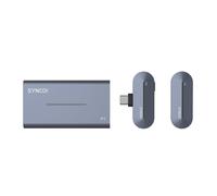 Sistema de micrófono de solapa inalámbrico SYNCO P1ST con receptor tipo C.