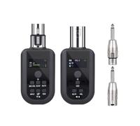 Sistema de micrófono inalámbrico de 2 4 GHz con baja latencia, adaptador XLR y rango de 160 pies para artistas (un arrastre uno)