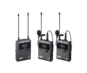 Sistema de micrófono inalámbrico Godox WMicS1 Kit 2 UHF