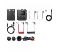 Sistema De Micrófono Inalámbrico Micrófono Lavalier Profesional For Vlog Video DSLR Smartphone Grabación De Entrevistas(UHF kit1)