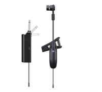 Sistema de micrófono inalámbrico, UHF 500-980MHz, 1 juego, micrófono de trompeta de saxofón, rango de transmisión de 50 m, clip giratorio a prueba de golpes con batería de 400 mAh, para instrumentos