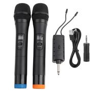 Sistema de micrófono inalámbrico UHF unidireccional de diseño dinámico para karaoke y reuniones de negocios con funciones anti-acoplamiento y