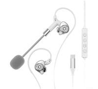 Sistema de micrófonos inalámbricos, micrófono condensador montado en la cabeza, auriculares manos libres para instructor de yoga, guía turística, actuación, canto, DJ, espectáculo en vivo, soporte