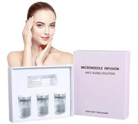 Sistema de Microneedling Infusion, Microneedling Facial Micro Infusion System, Serum Facial de Hidratante, Antiarrugas, Mejora La Elasticidad, Apto Para Todo Tipo de Piel (A)