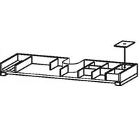 Sistema de mobiliario de Duravit, adecuado para un anchura de armario de 920 mm, incluido el recorte del sifón, para la extracción, UV990007878, Color: arce macizo