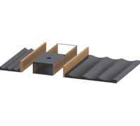 Sistema de mobiliario Duravit, anchura 462 mm, sin recorte de sifón, UV05100H5H50000, Color: Roble natural macizo