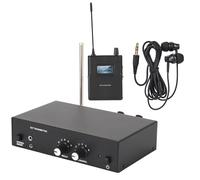 Sistema de Monitor de Oído para Sistema de Monitor de Estéreo ANLEON UHF 670 680 MHz Transmisor y Receptor Sistema de Monitor Estéreo 670 680 MHz Transmisor y (Enchufe de la UE)
