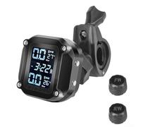 Sistema de monitoreo de neumáticos LCD para motocicletas Alertas inalámbricas completas para gestión de condiciones de neumáticos