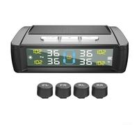 Sistema de monitoreo de presión de neumáticos de automóvil,Sistema de monitor solar alarma inalámbrica para automóvil,Sistema de monitor de temperatura de neumáticos compatible con la mayoría de los