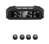Sistema de monitoreo de presión de neumáticos Reloj Electrónico Automático TPMS, 8 Bar, Sensores De Presión De Neumáticos De Coche, Monitor De Presión De Energía Solar, Sistema De Alarma, Pantalla LCD