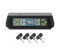 Sistema de monitoreo de presión de neumáticos, sensor de pantalla LCD, TPMS L0U4, impermeable, alarma externa/interna para coche
