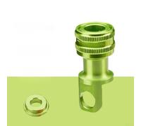 Sistema de montaje de pedal de liberación rápida para bicicletas plegables compatible con P8 P10 D9 y marcos de estilo CNC material de aluminio (verde fluorescente)