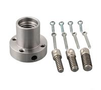 Sistema de montaje de tornillo, mandril de torno fiable para carpintería con construcción de acero resistente y tamaño de rosca estándar