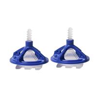 Sistema de nivelación azulejos cerámica en espiral, 400-600 piezas, clips, espaciadores, correas, cuñas, herramientas construcción Para Paredes De Pisos(Blue05 600Pcs,1.0mm)