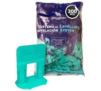 Sistema de nivelación de azulejos Peygran de 3 mm: 300 clips. Para instalación de azulejos y piedra sin desniveles para profesionales y bricolaje. El producto más preciso y fiable del mercado.