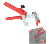 Sistema de Nivelación de Baldosas, Alicates Para Azulejos, Alicate Para Azulejos Para Pared Suelo, Niveladores de Azulejos Cuñas Niveladoras, Cuñas Reutilizables y Pinzas, 1 Piezas