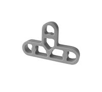 Sistema de nivelación de ladrillo rojo fino de 3/8 "Clips de azulejos de 10 mm Separador gris Línea de lechada Espaciador de ladrillo exterior Espaciador de ladrillo rojo fino Pared con espaciador Decoración de pared Espaciador de ventana Espaciador