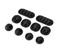 Sistema de organización de cables Clips compactos para cables Soporte adhesivo para cables Soporte adhesivo fuerte Solución de gestión de cables