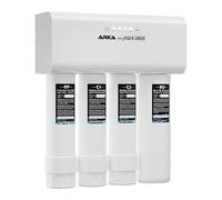 ARKA myAQUA 3800 Umkehrosmoseanlage - 2,6 L/Min - 3800 L/Tag - Wasserfilter & Enthärtungsanlage, entfernt bis zu 99% Salze, Schadstoffe & Bakterien - Für Aquarien & Haushalt